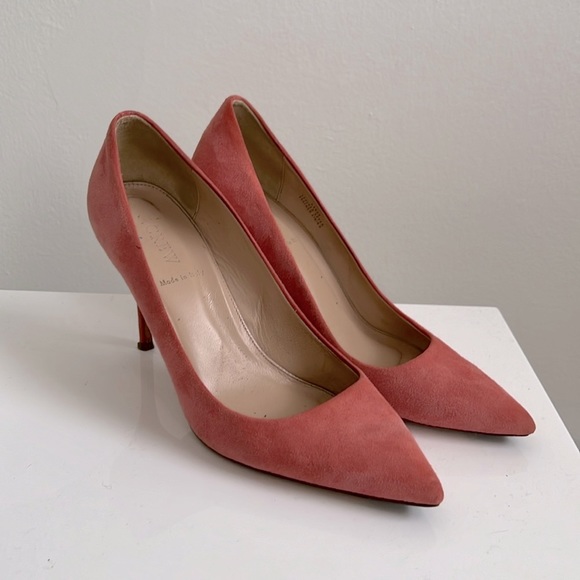J. Crew pink suede heels, SIZE 8 - Picture 2 of 4